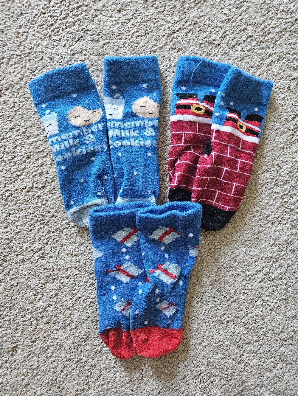 Christmas Child Socks, 3 Pairs, Holiday